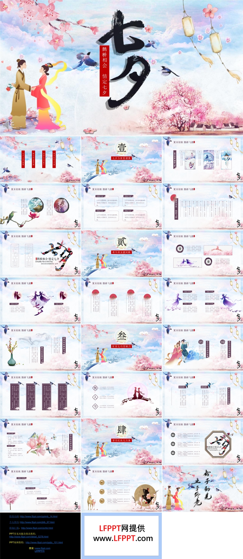 七夕情人节活动策划PPT模板