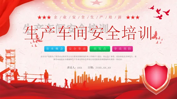 车间安全生产培训PPT课件