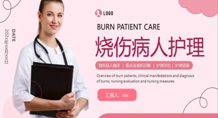 烧伤病人护理培训PPT模板