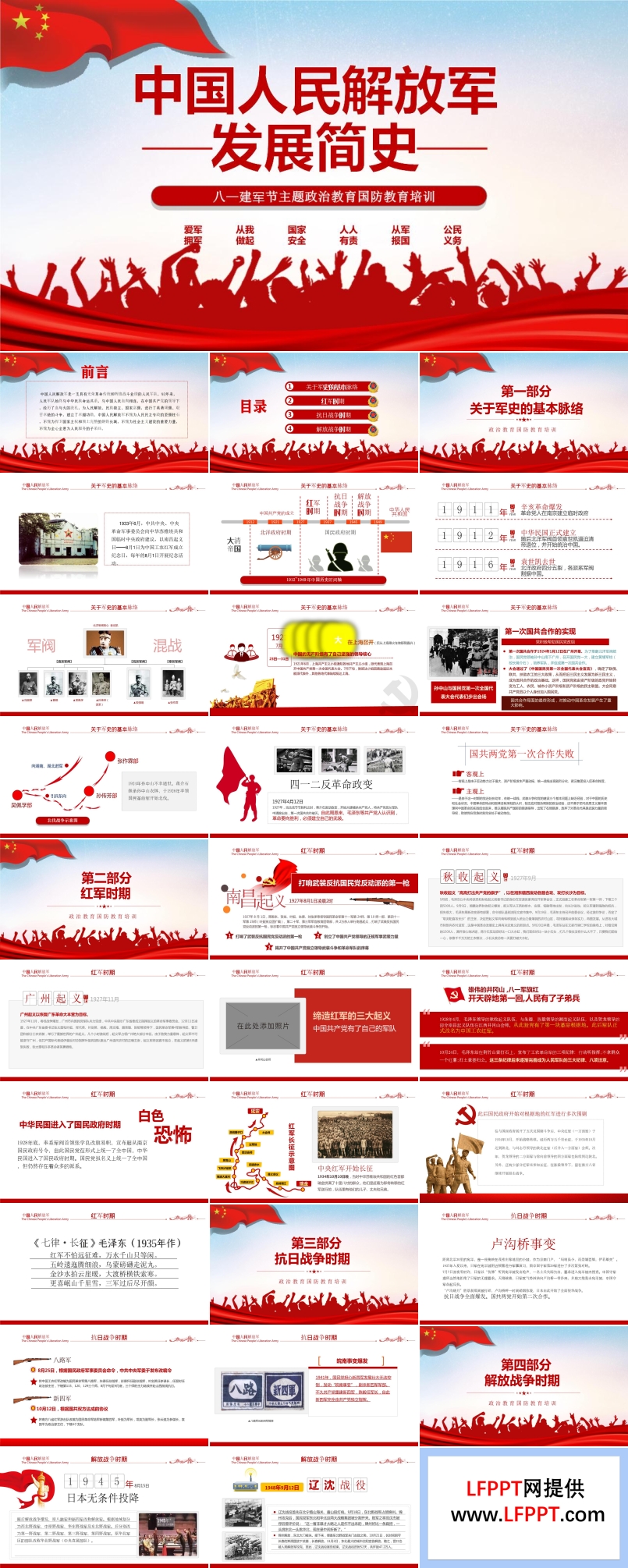 中國(guó)人民解放軍發(fā)展簡(jiǎn)史PPT