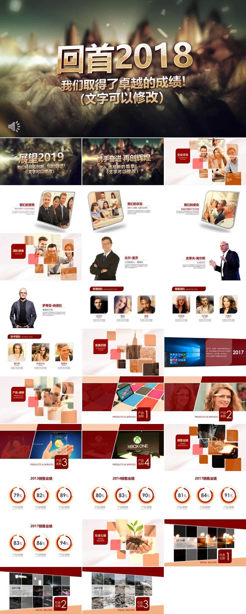 特效動(dòng)畫大氣開(kāi)場(chǎng)企業(yè)年會(huì)PPT模板