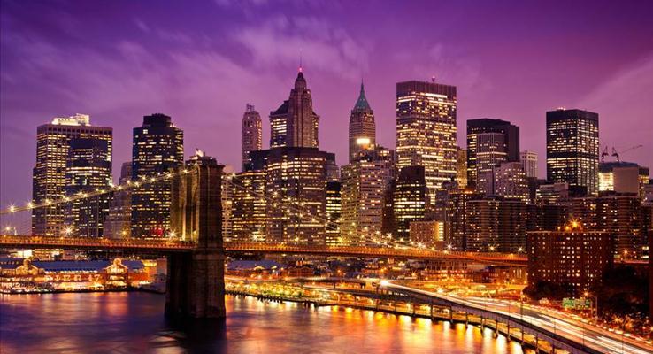 都市夜静PPT素材