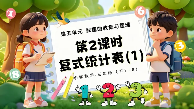 三年级数学下册人教 第五单元 第02课时《复式统计表(1)》ppt课件(教案)
