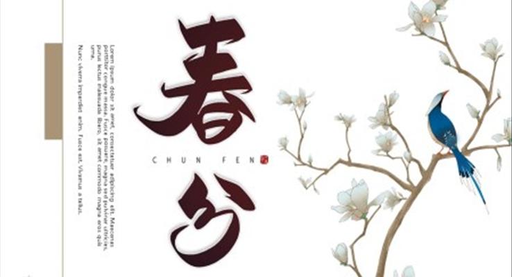 二十四节气春分ppt