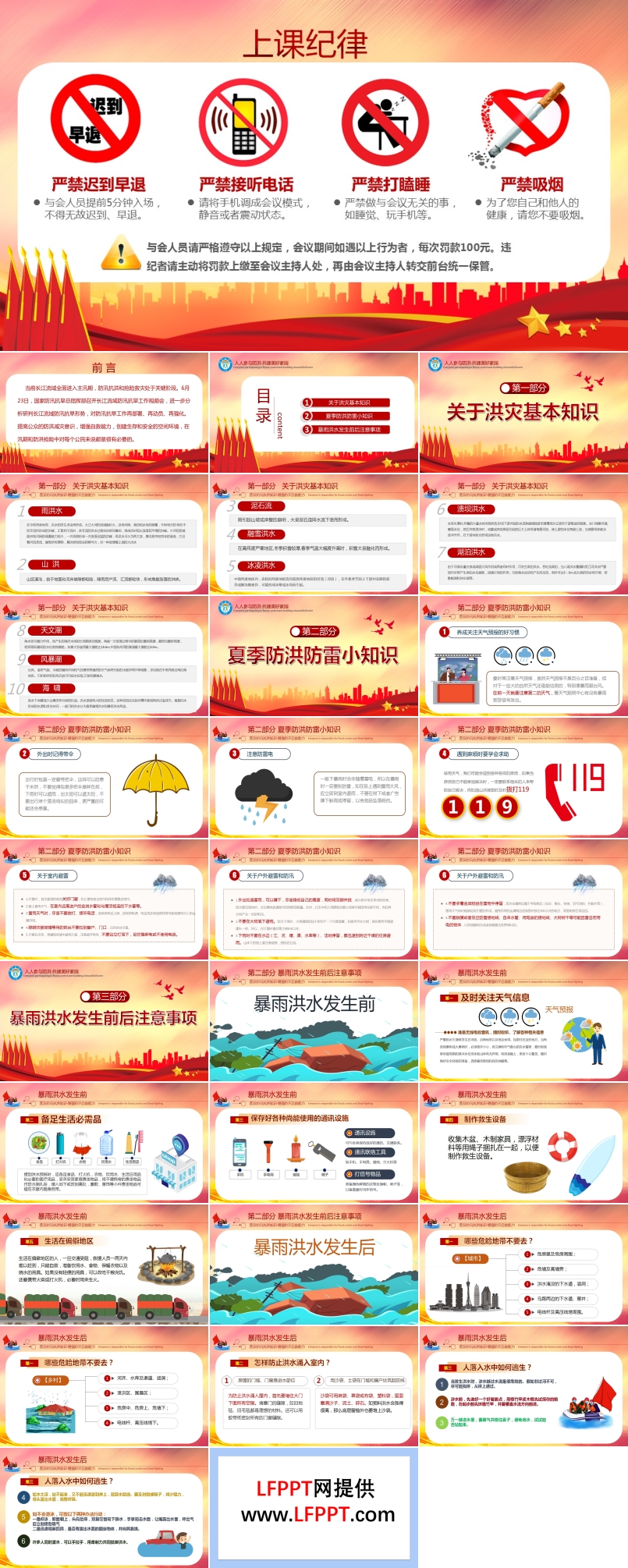 洪涝灾害的自救措施PPT