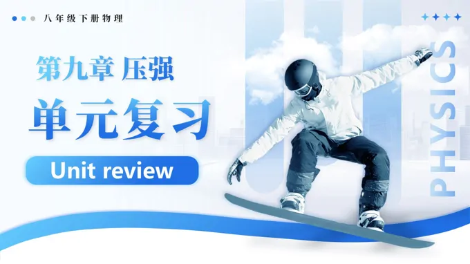 第九章 壓強單元復習八年級下冊物理第9章PPT課件（知識清單+單元測試卷）