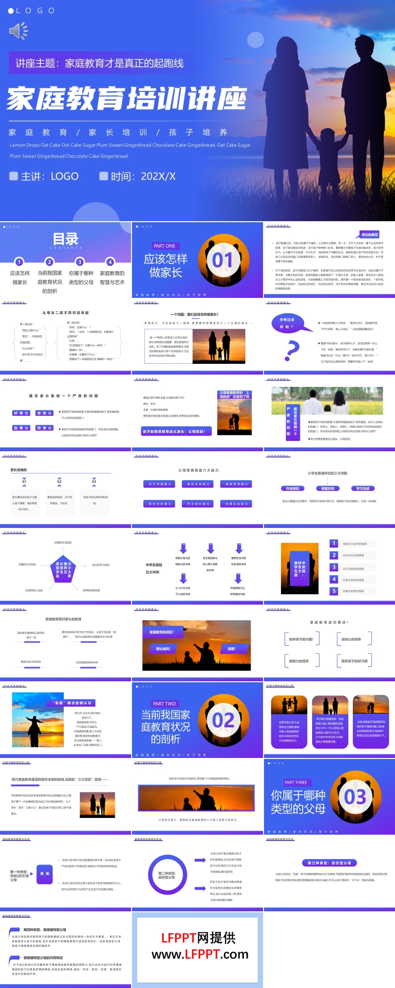 学习家庭教育培训讲座PPT 课件