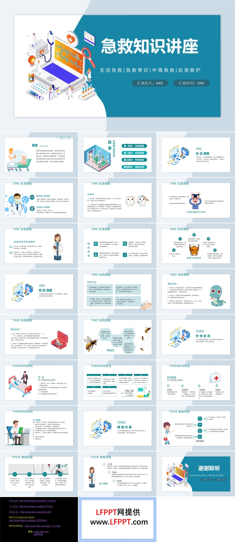 生活急救知识讲座PPT课件