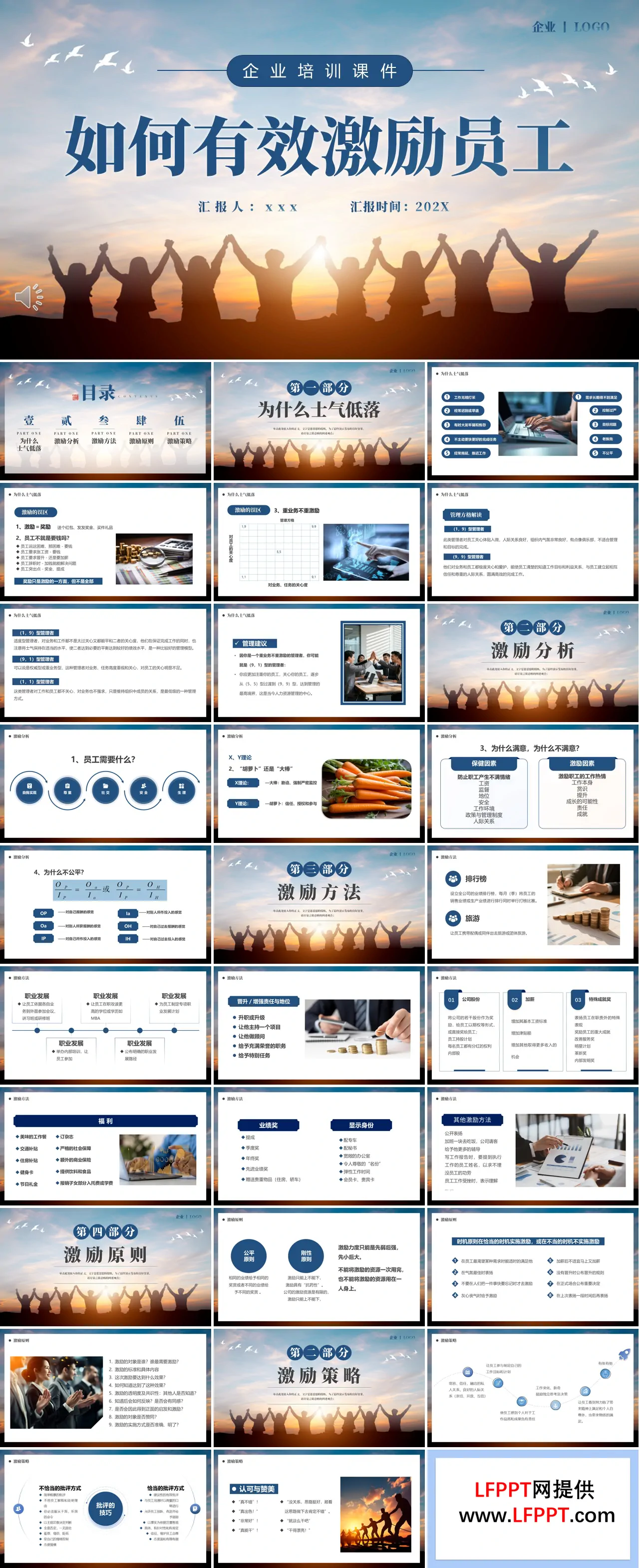 如何有效激勵(lì)員工企業(yè)培訓(xùn)PPT含講稿