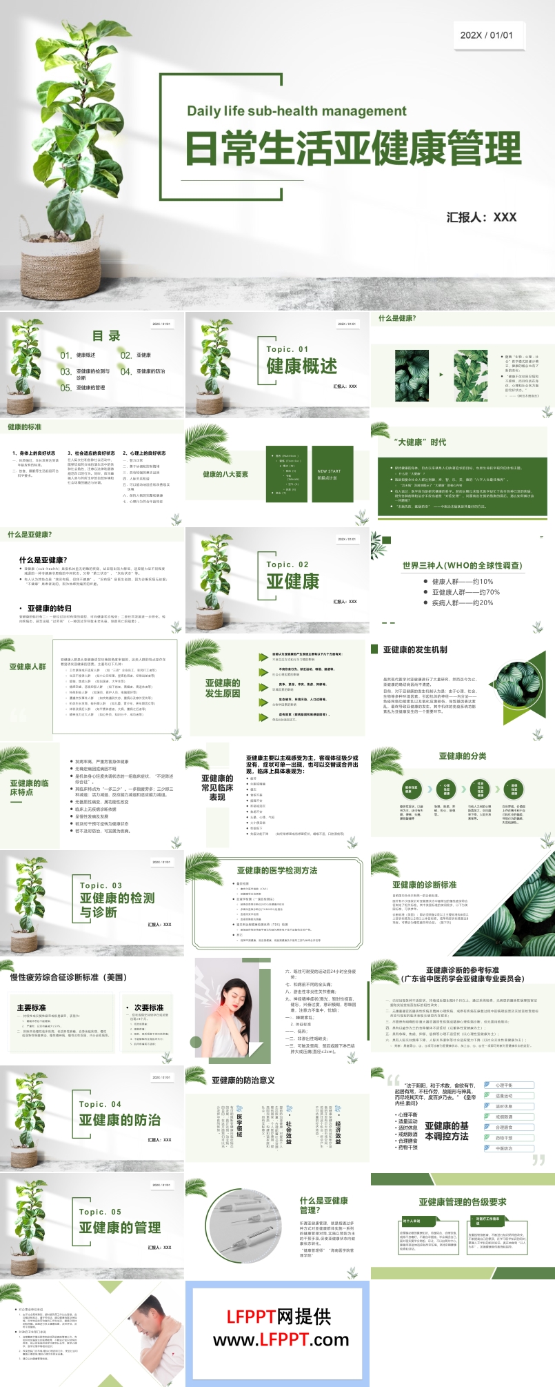 亚健康管理PPT课件