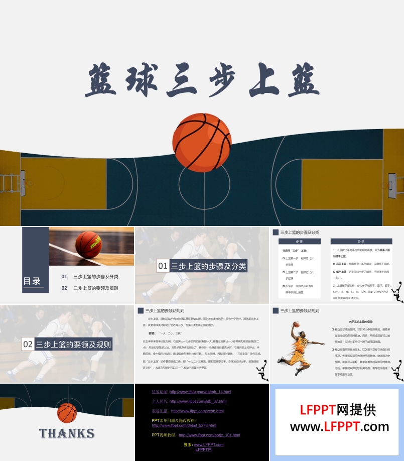 籃球運(yùn)動籃球三步上籃培訓(xùn)課件PPT