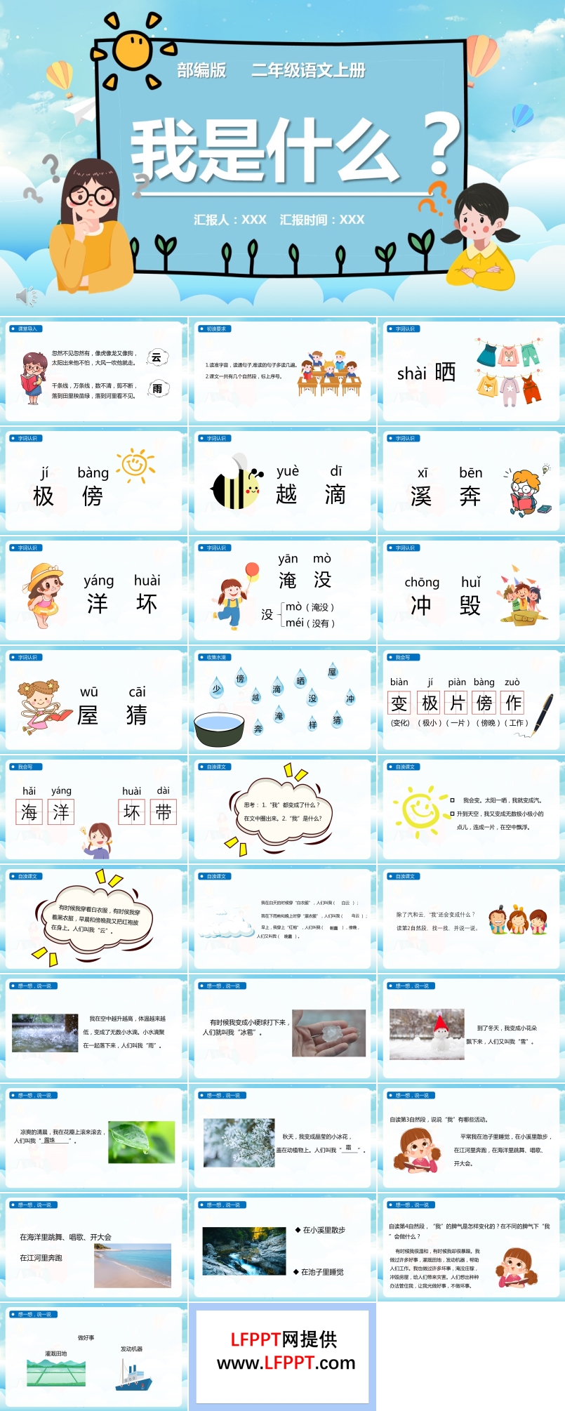 我是什么小学二年级语文上册人教版教学课件PPT