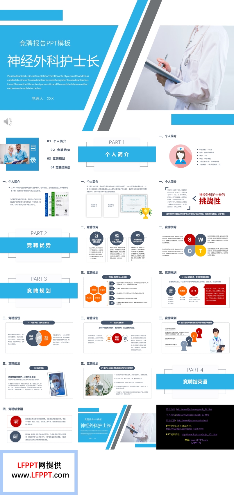 神經(jīng)科護士長競聘競選報告PPT