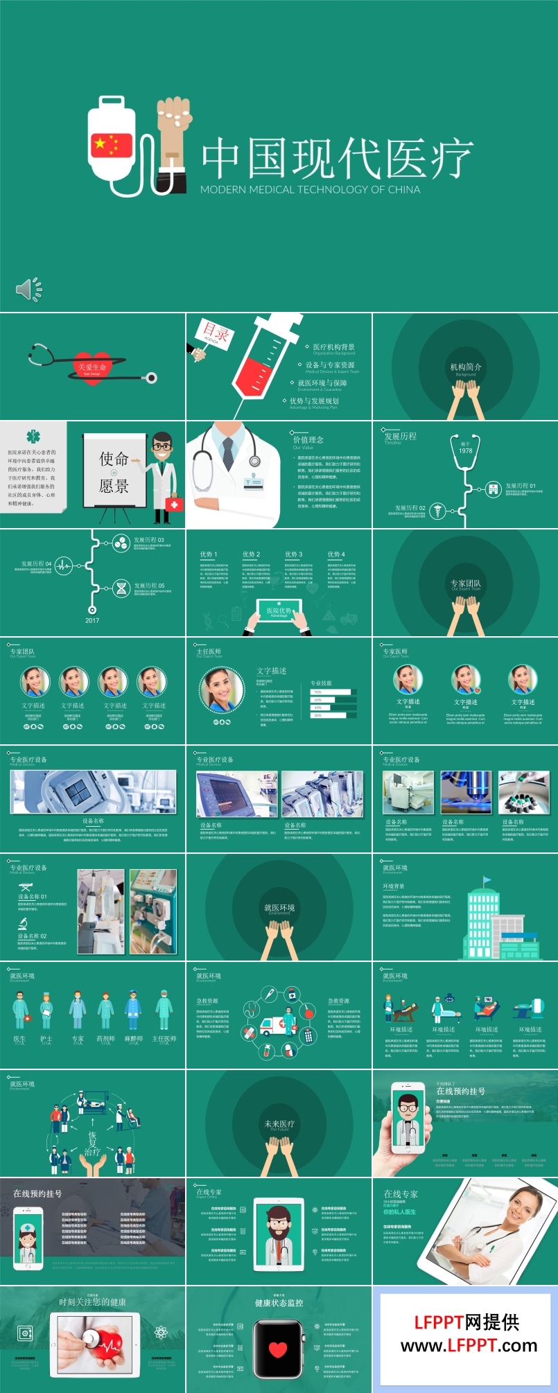 醫(yī)療團(tuán)隊(duì)ppt模板
