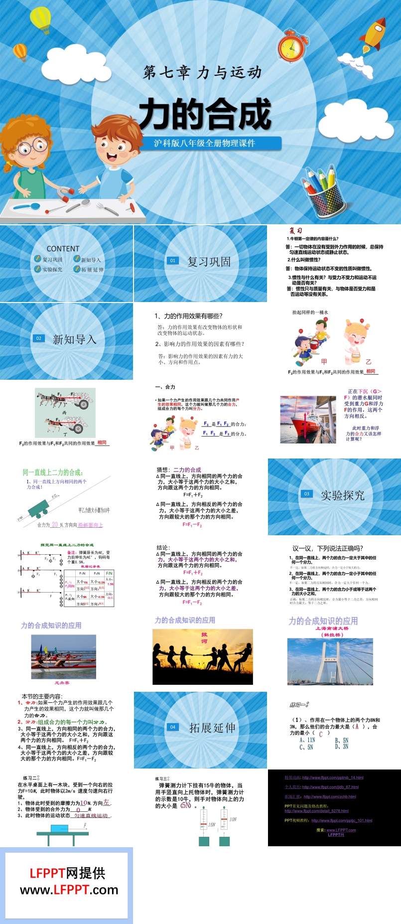 《力的合成》PPT课件