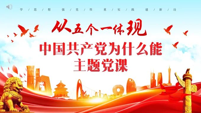 2024年中国共产党为什么能专题党课PPT