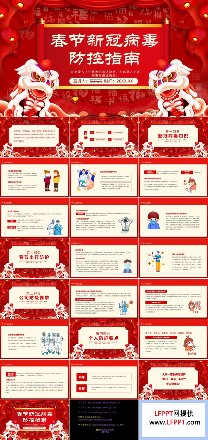 春節(jié)新冠病毒防控指南PPT