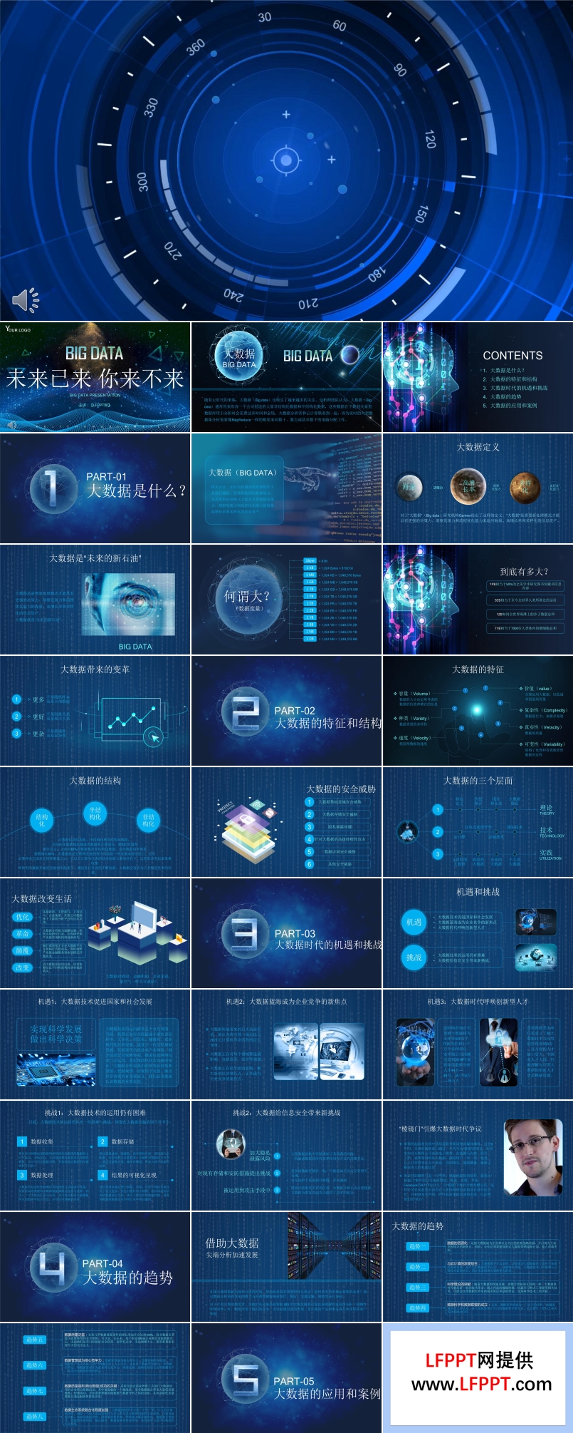 大數(shù)據(jù)科技特效動(dòng)畫(huà)PPT模板
