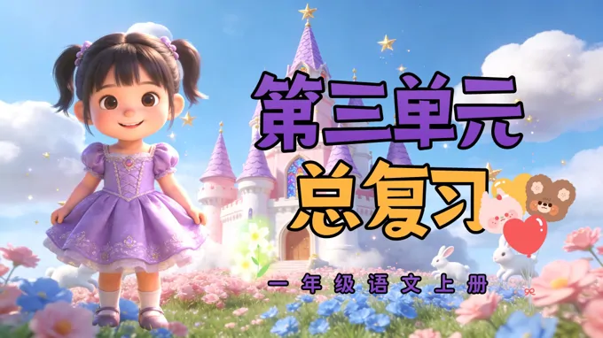 一年級(jí)語(yǔ)文上冊(cè)第三單元復(fù)習(xí)ppt課件