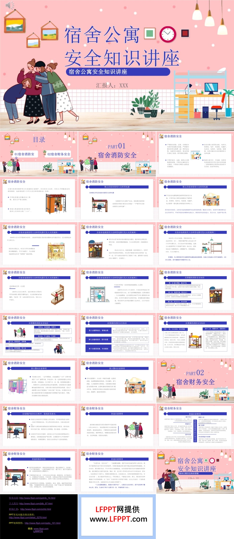宿舍公寓安全知识讲座PPT课件