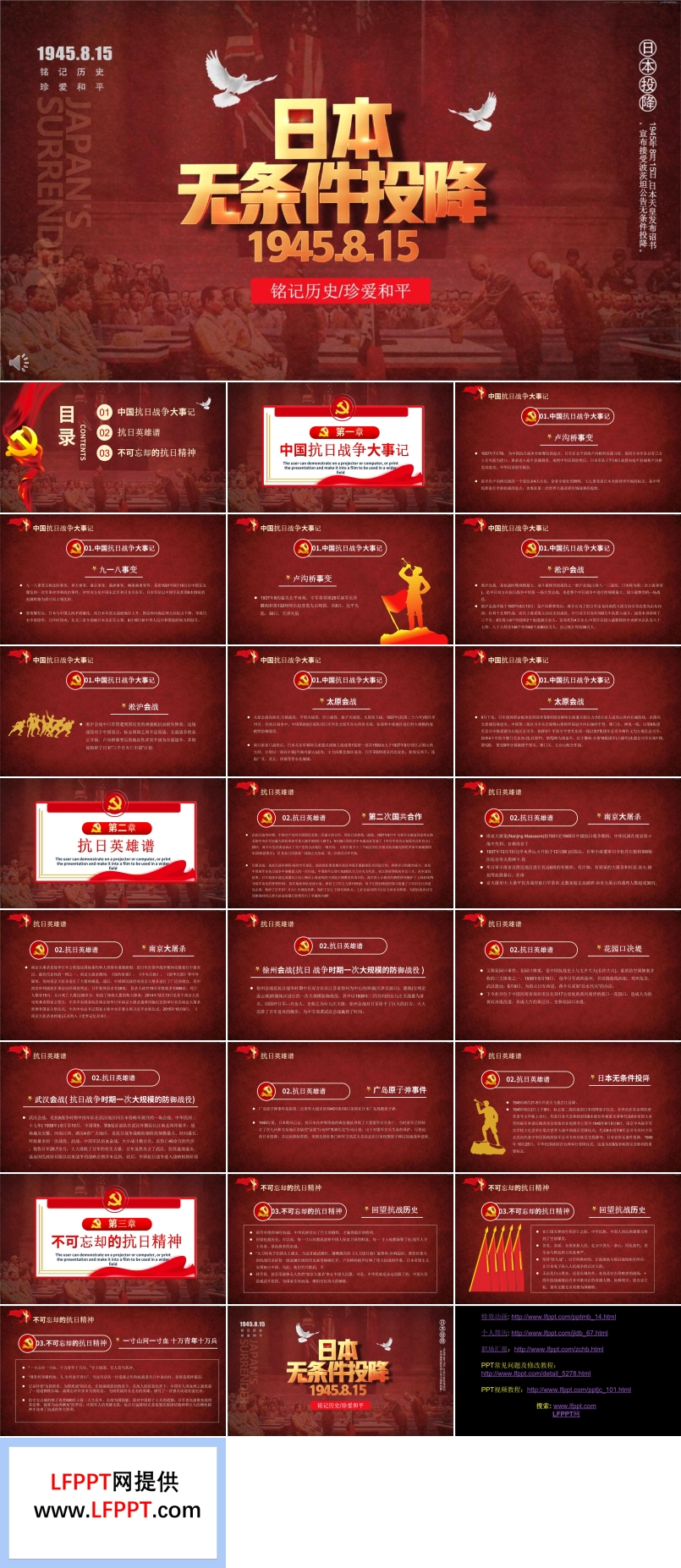 日本無條件投降PPT