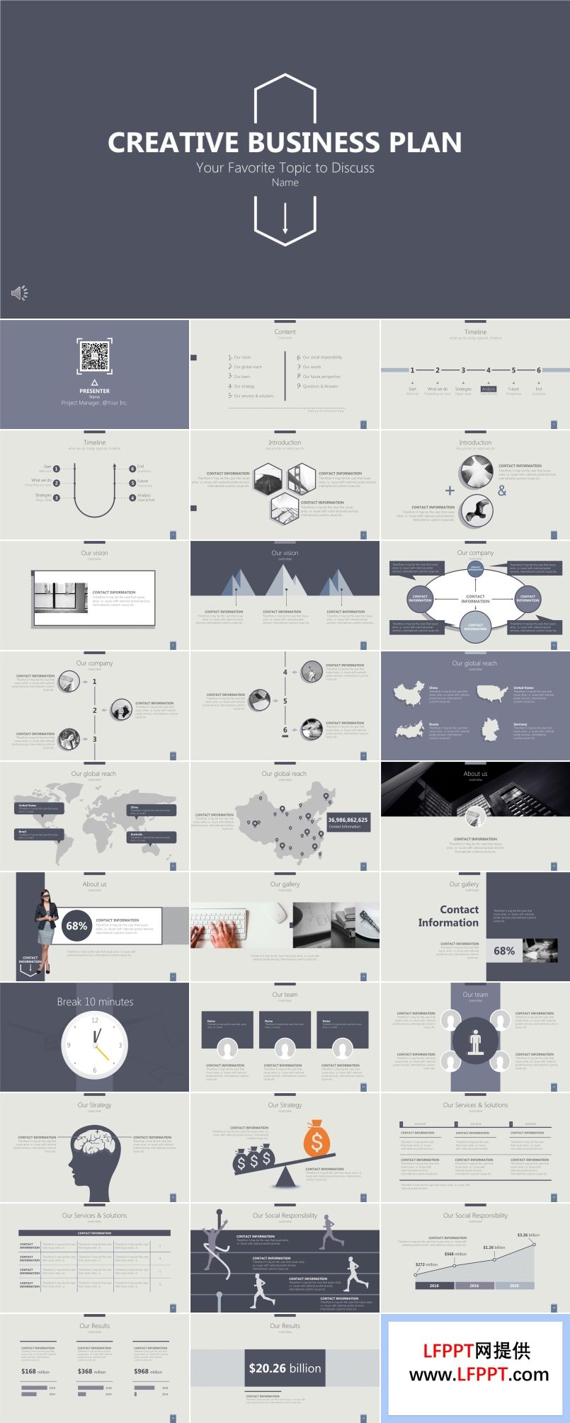 極簡(jiǎn)線條歐美風(fēng)工作匯報(bào)PPT模板