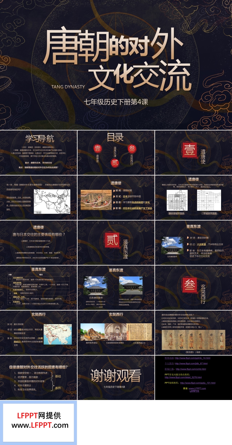 唐朝的对外文化交流课件PPT