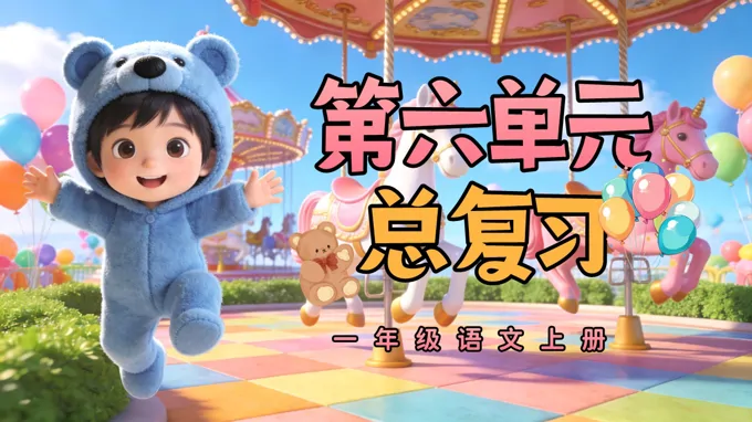 一年級(jí)語(yǔ)文上冊(cè)第六單元復(fù)習(xí)ppt課件