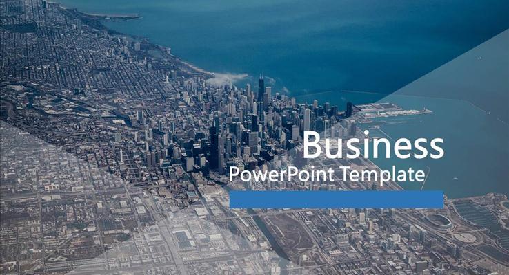 欧美都市风格工作汇报PPT模板