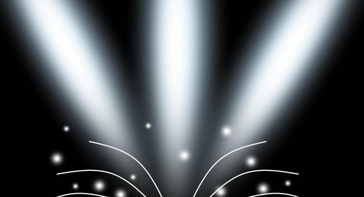 灯光投射动画PPT模板