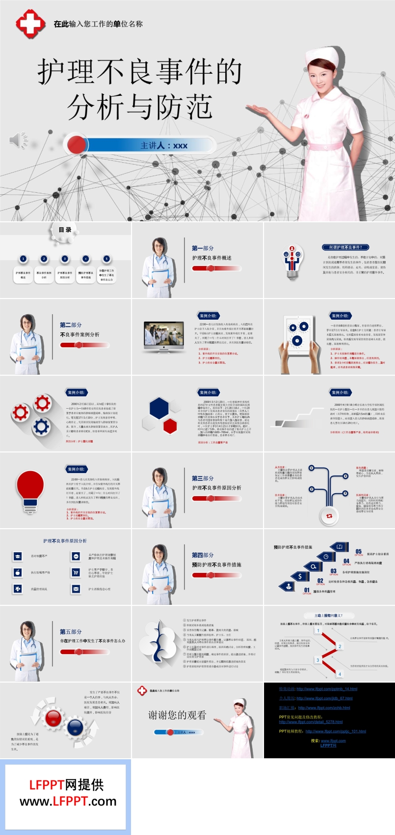 医疗护理工作PPT模板