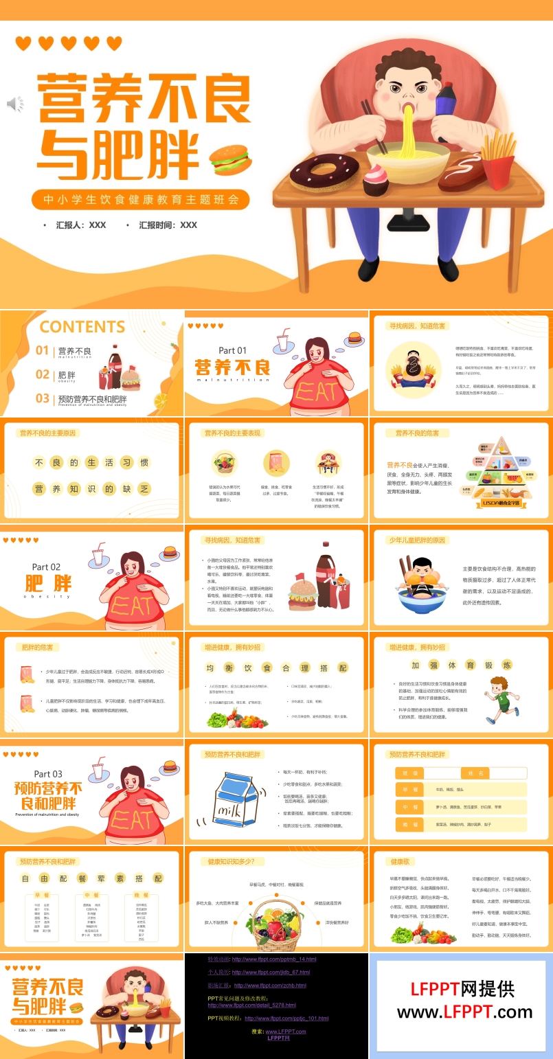 营养不良与肥胖知识介绍PPT