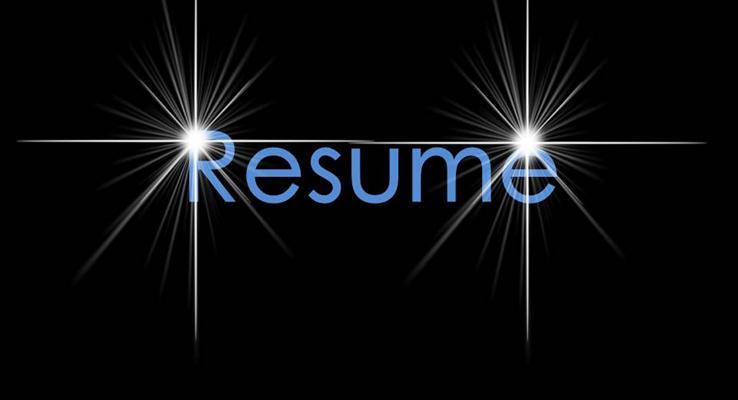 黑科技风格个性简历动画PPT模板