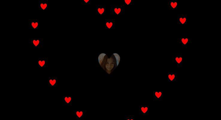 心形动画照片展示PPT模板