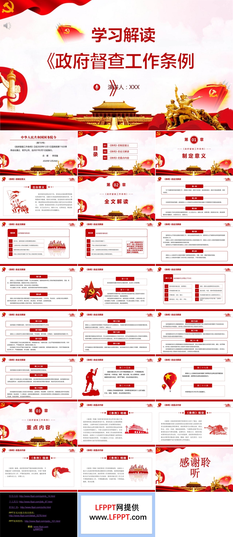 学习《政府督查工作条例》PPT