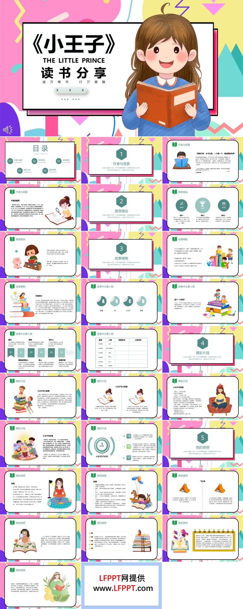小王子讀書分享ppt含講稿