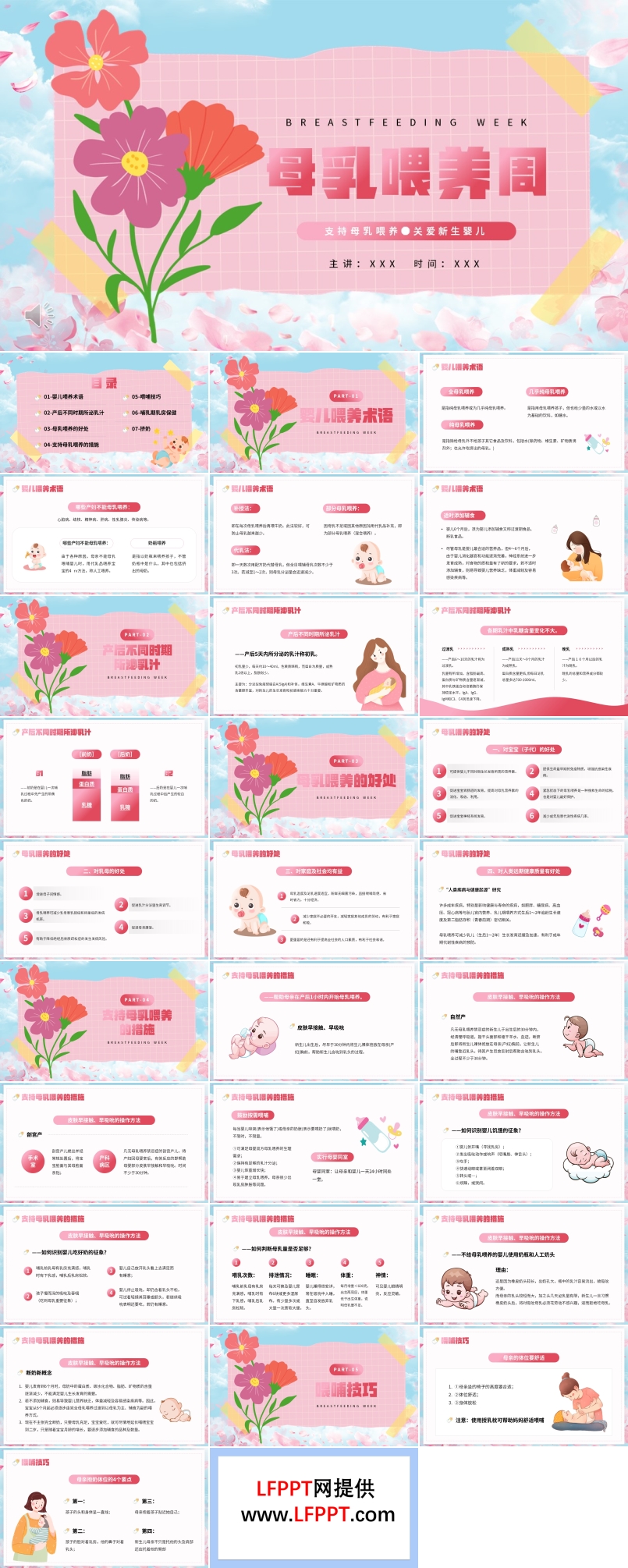 母乳喂养周知识分享课件PPT