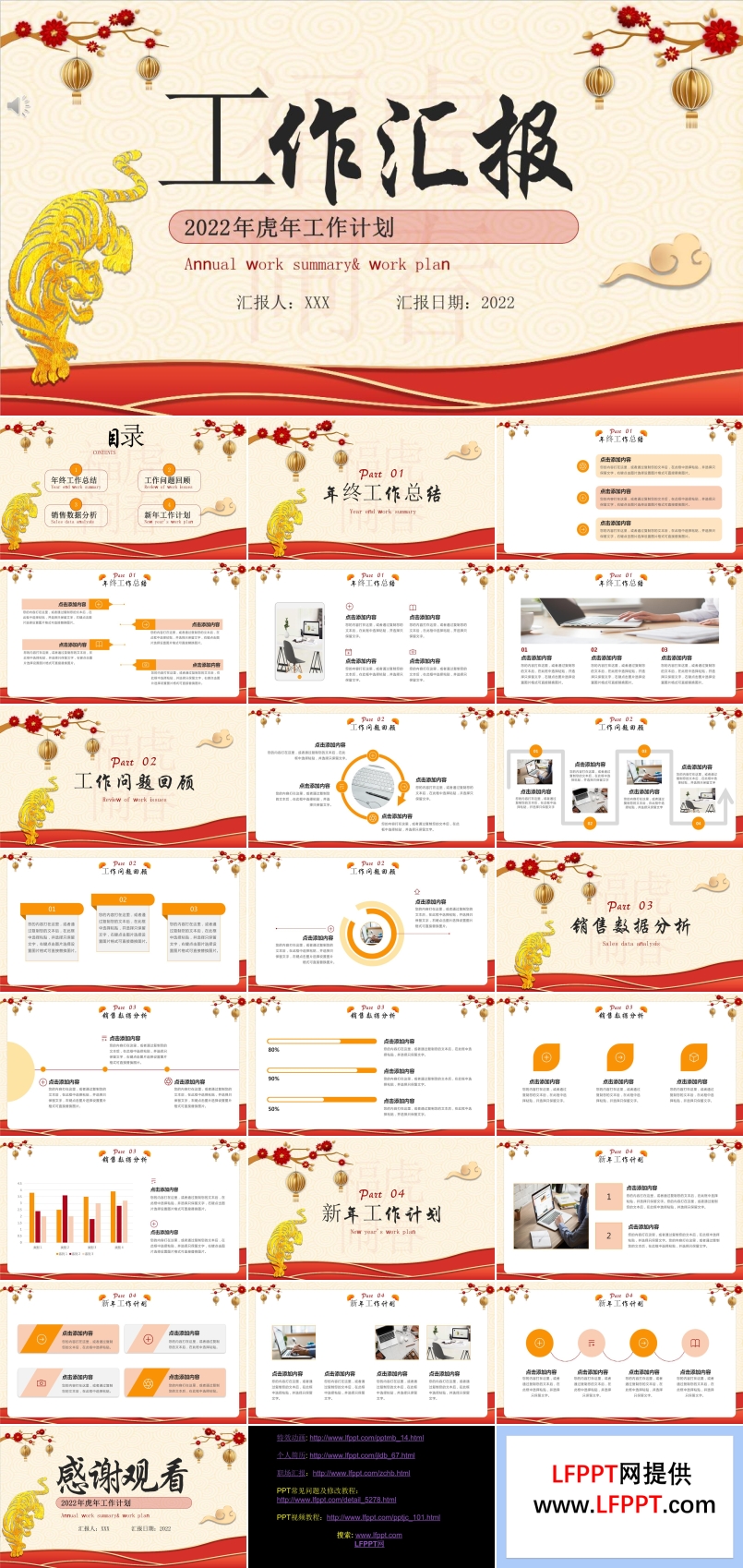 2022年虎年工作計劃PPT