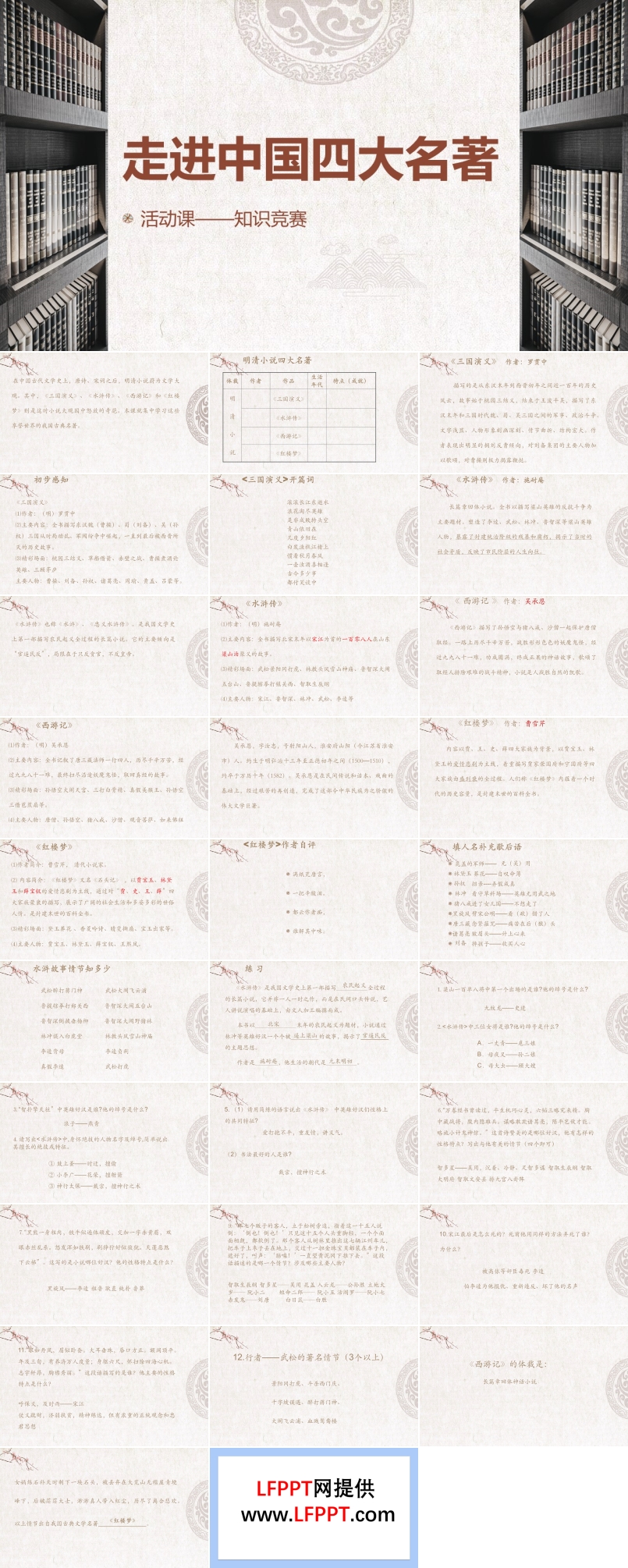 四大名著介绍PPT课件