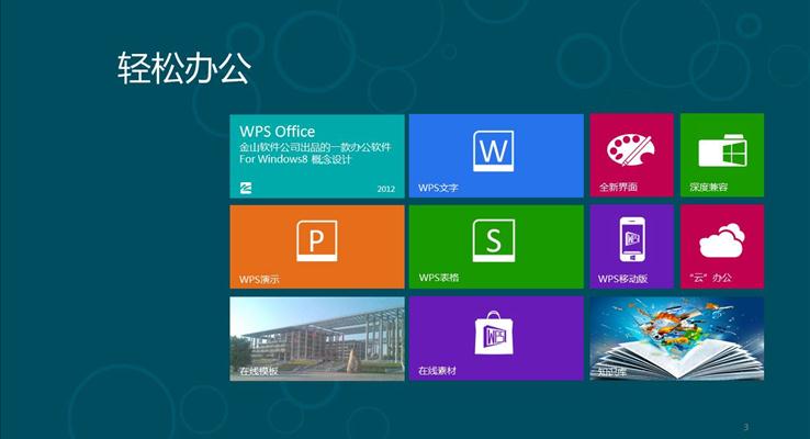 Windows X概念设计动画PPT模板