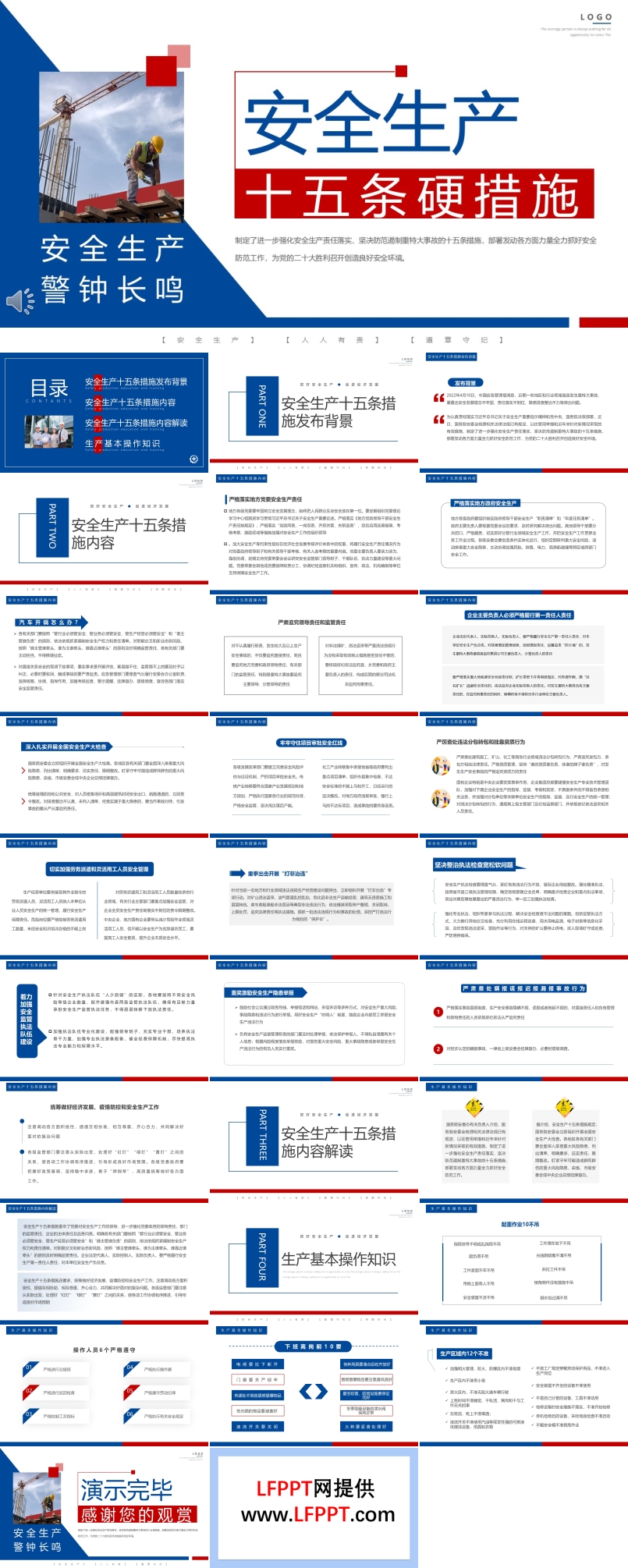 安全生產(chǎn)十五條硬措施PPT動(dòng)態(tài)模板