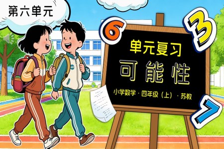 第六單元  可能性單元復(fù)習(xí)蘇教小學(xué)數(shù)學(xué)四年級(jí)上PPT課件（含知識(shí)清單+單元測(cè)試卷）