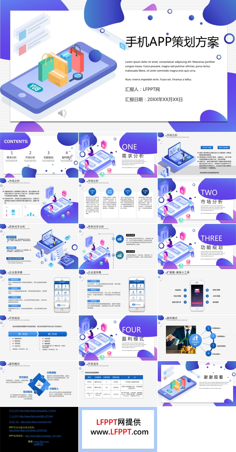 手机APPT营销策划方案PPT模板