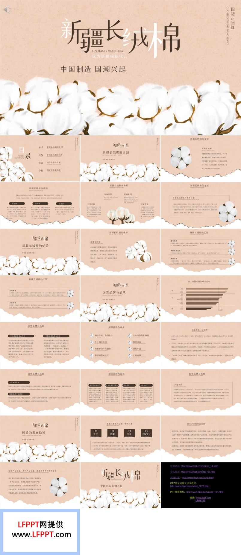 新疆長(zhǎng)絨棉宣傳PPT