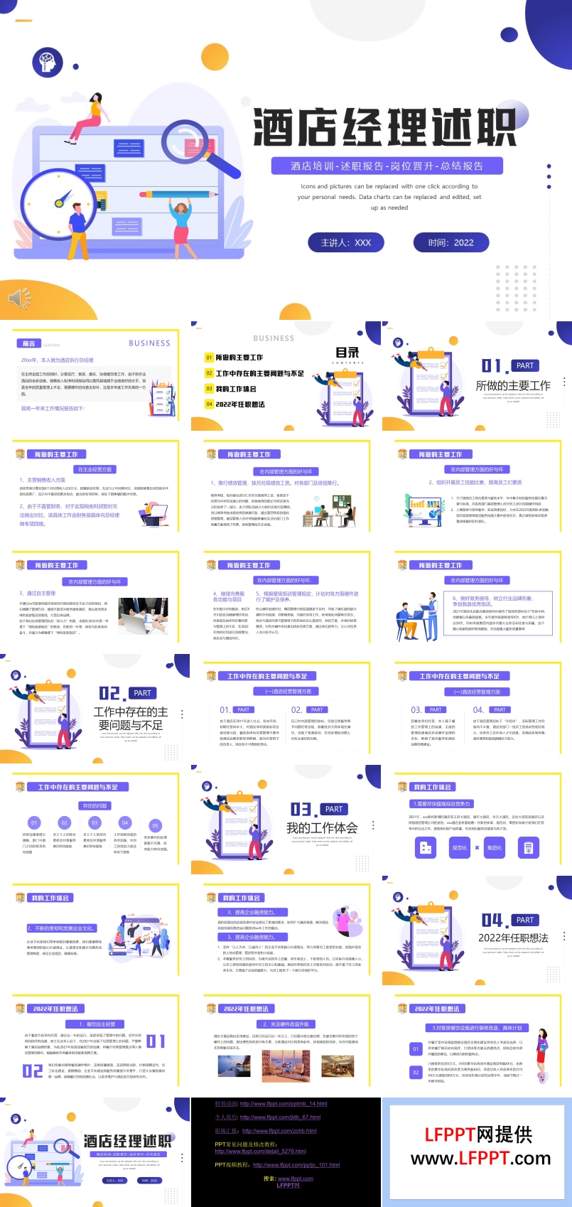 酒店經(jīng)理述職報(bào)告ppt