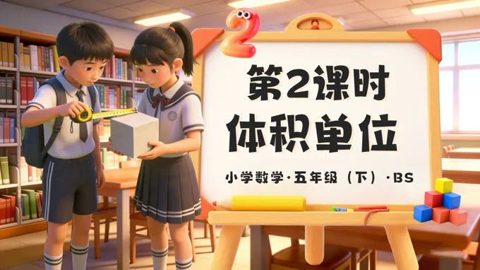 第四單元 第2課時(shí) 體積單位（教學(xué)課件）五年級(jí)數(shù)學(xué)下冊(cè)北師大ppt課件（教案+學(xué)習(xí)任務(wù)單+分層作業(yè)）