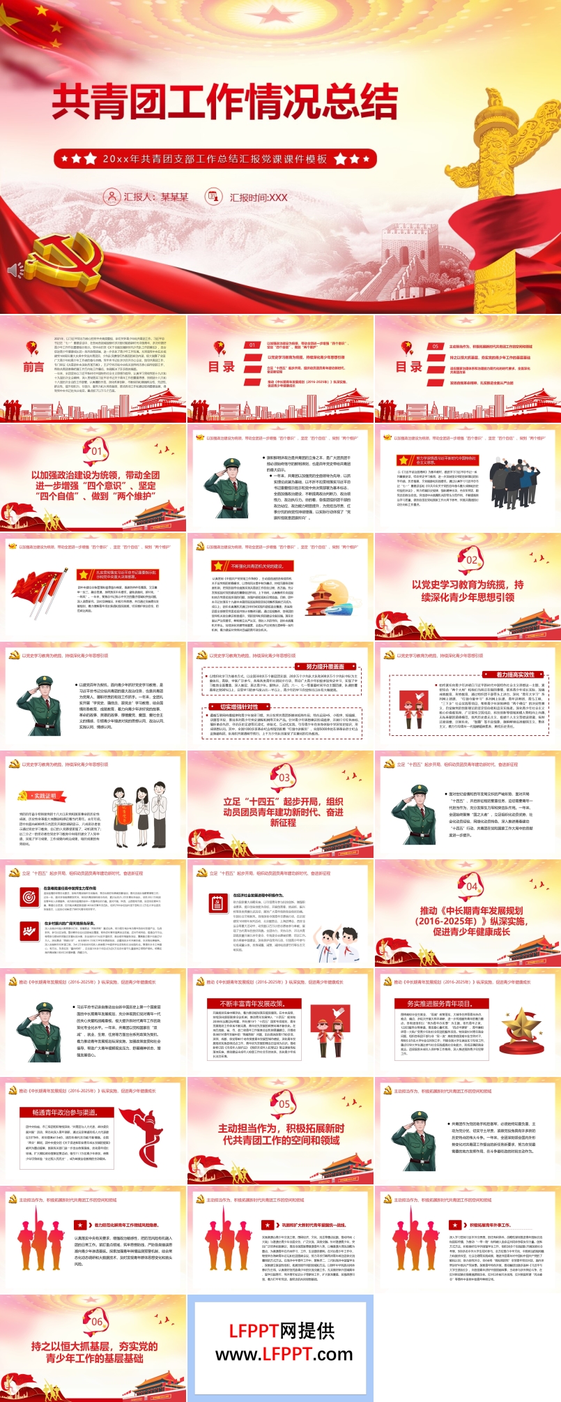 共青團(tuán)工作情況總結(jié)PPT