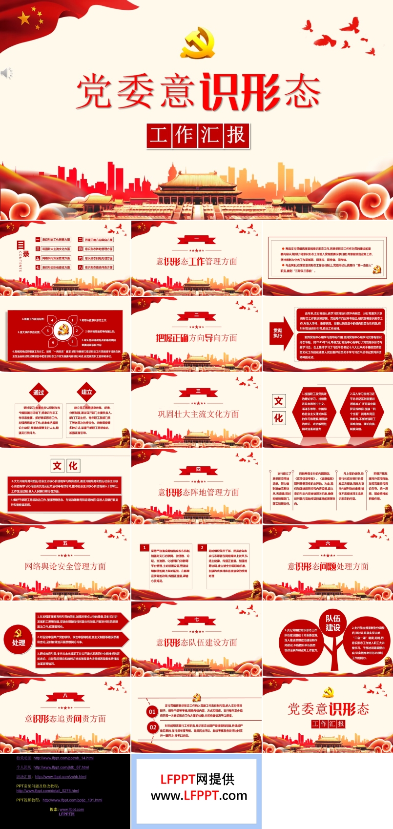 黨委意識(shí)形態(tài)工作報(bào)告ppt