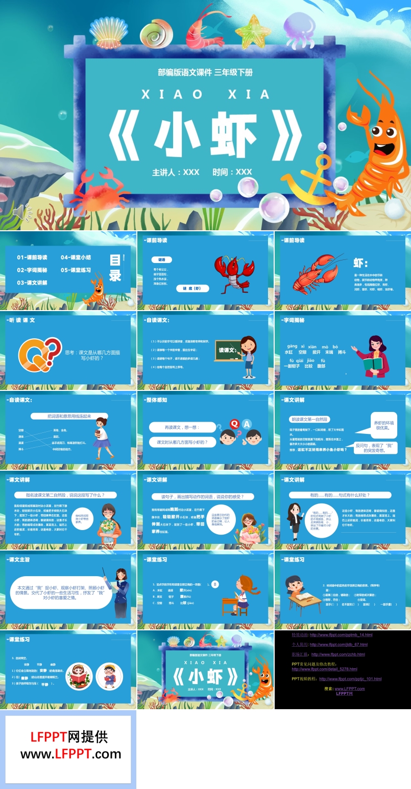 小虾ppt课件