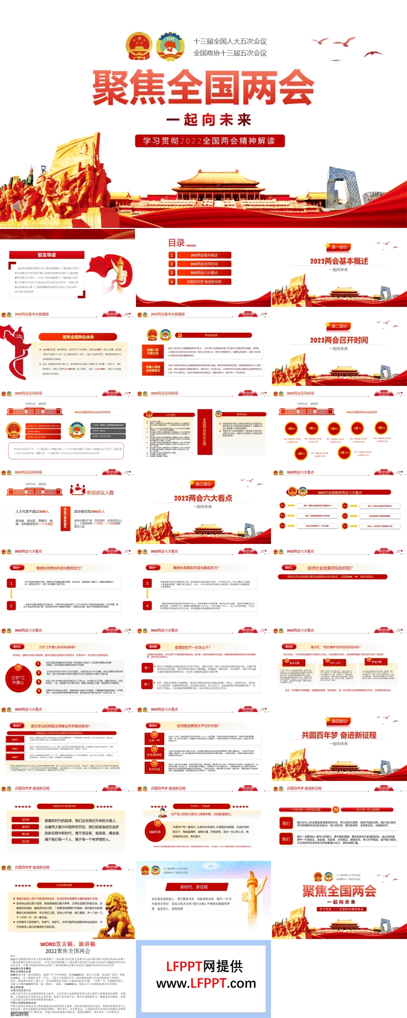 领会贯彻2022年全国两会精神PPT